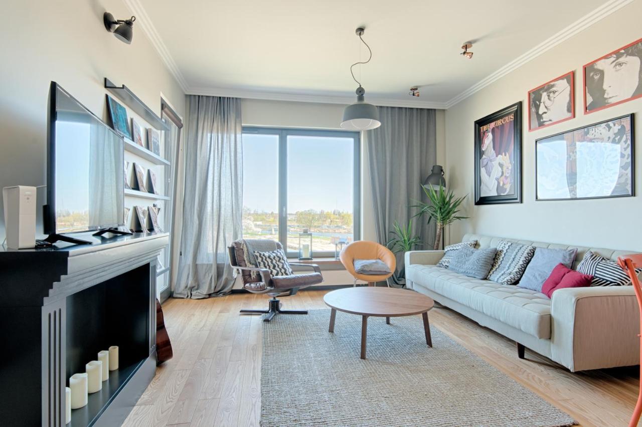 Citystay Brabank Apartament Nad Motlawa Gdańsk Exteriör bild
